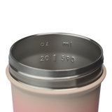 Sport Stainless Sleek shaker bottle with lockable lid and BlenderBall for smooth blends, featuring an insulated, easy-grip design and advanced blending technology. | Color#Berry Fade